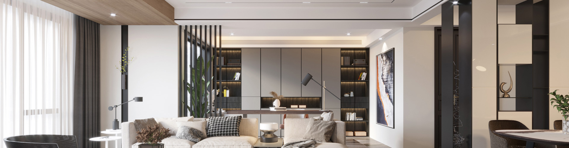 简约现代港式样板房