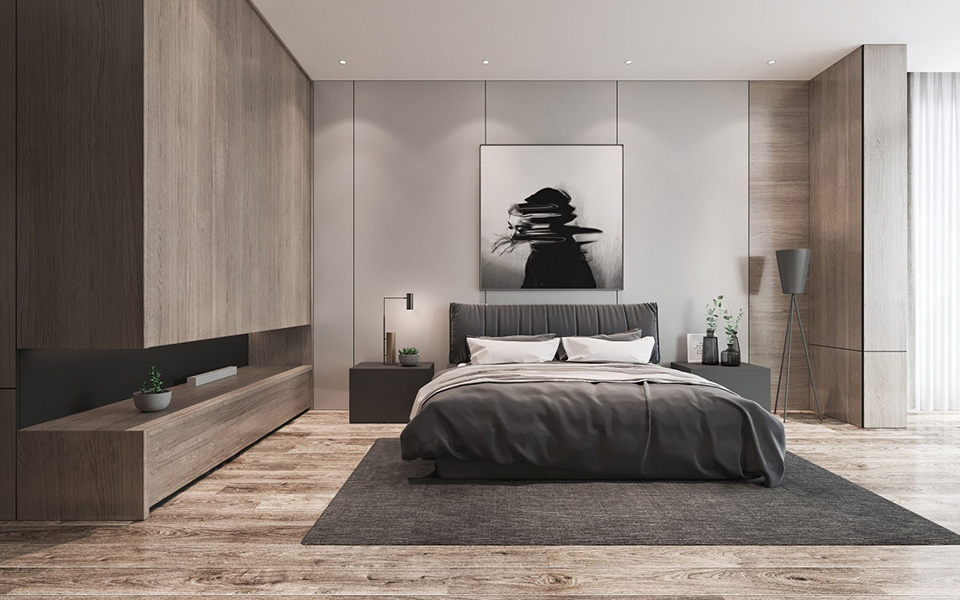 大空间现代家装160平3d效果图制作方案