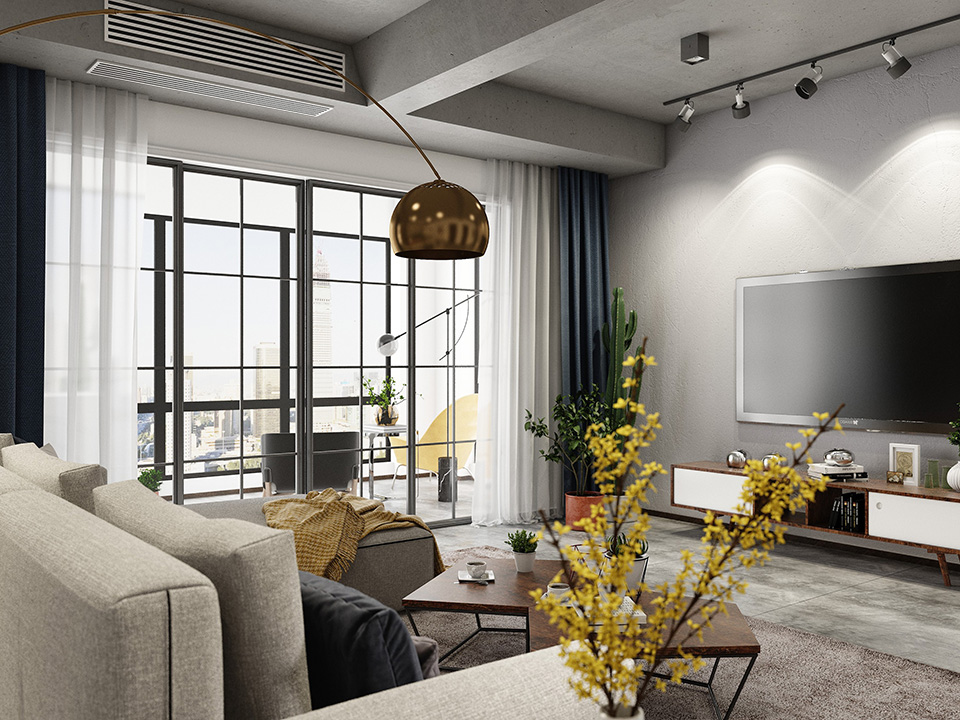 兰溪家装简约装修3d效果图设计图